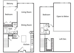 B20LD Loft + Den E-505 floor plan